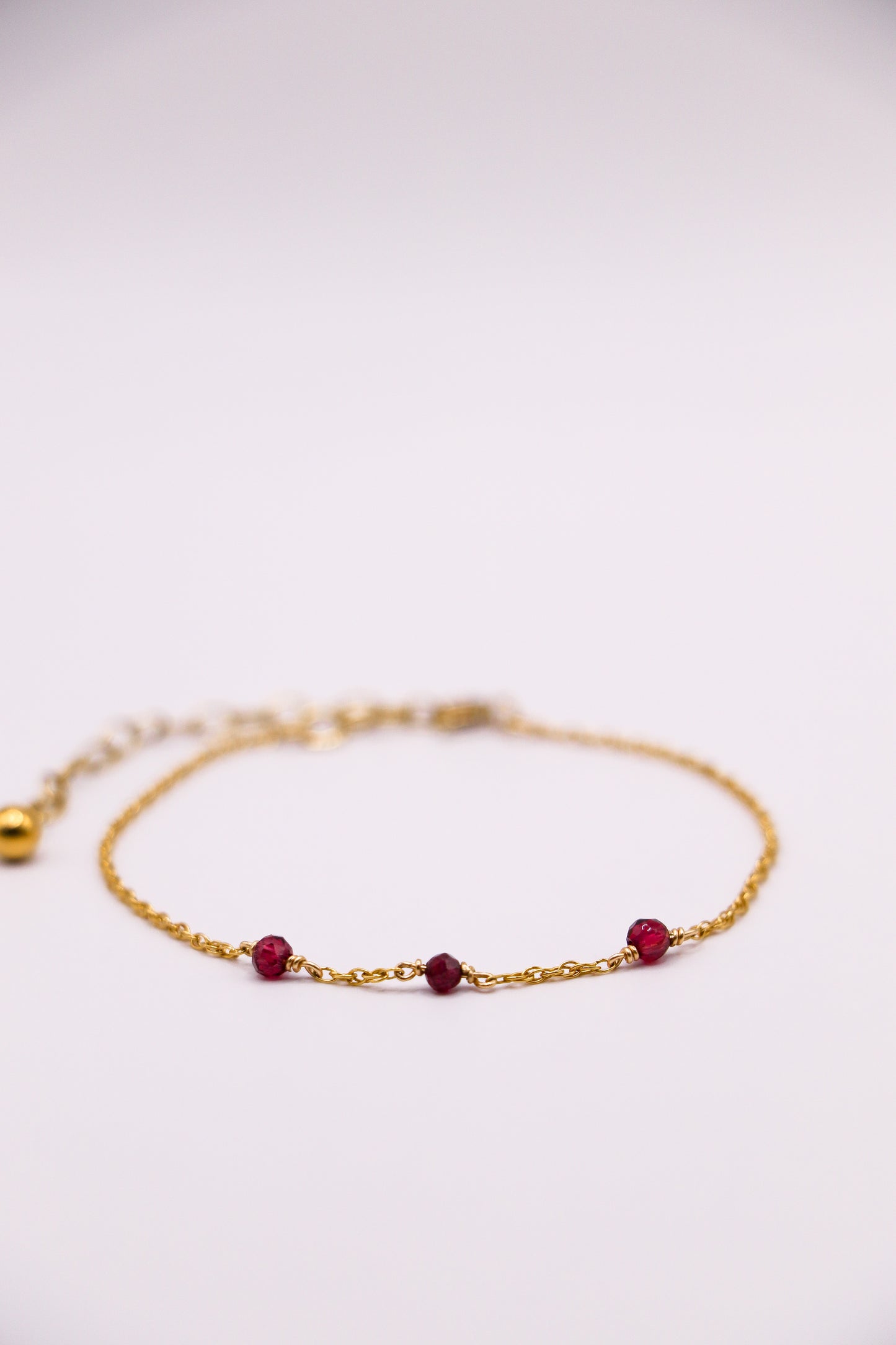 Bracelet Line - Grenat