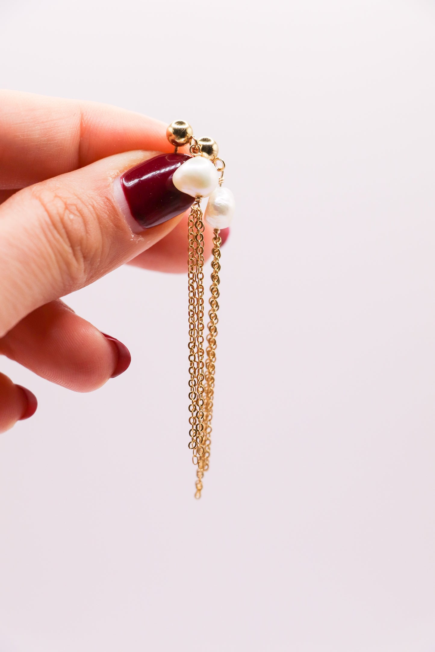 Boucles d'oreilles Loulou - Perle d'eau douce