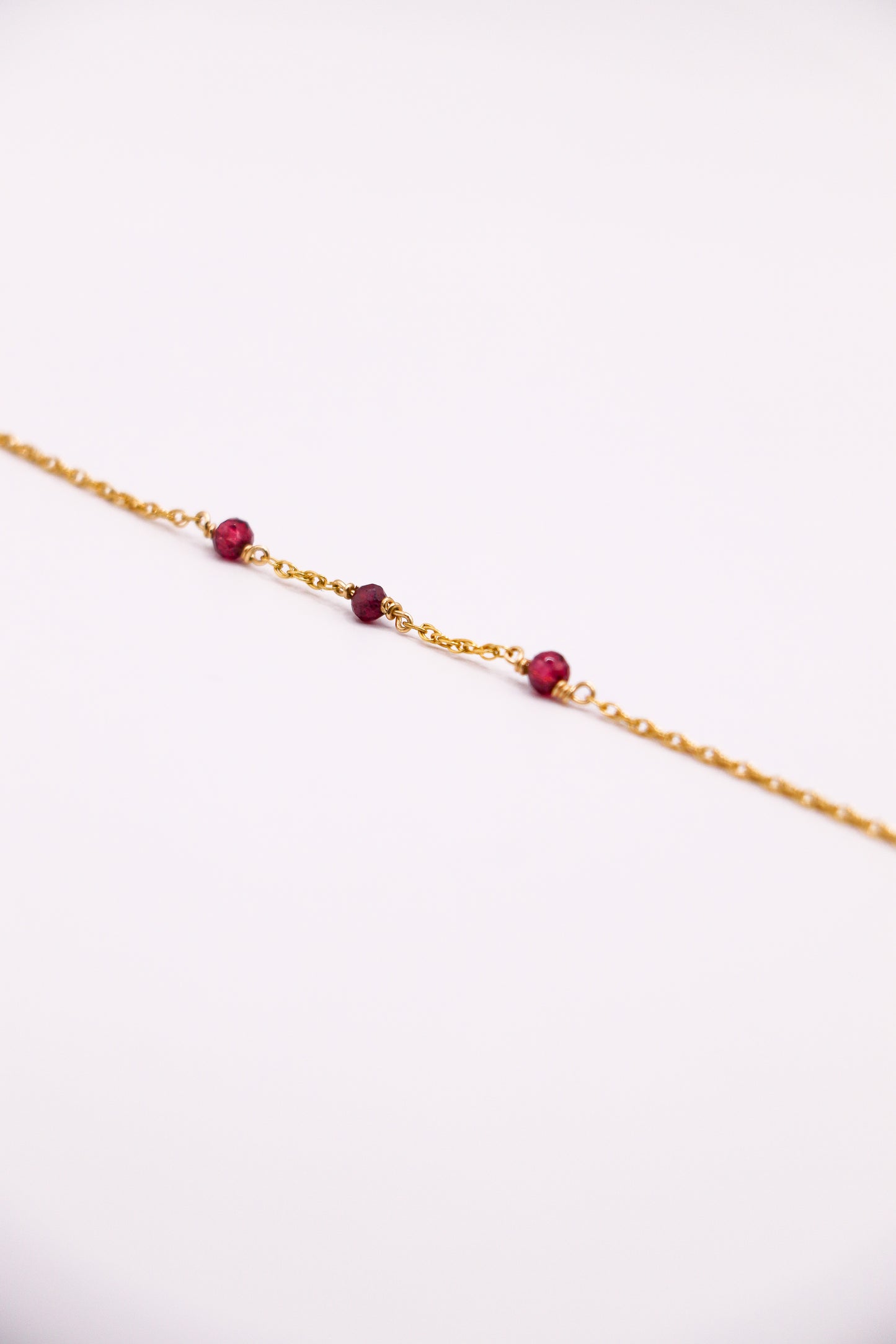 Bracelet Line - Grenat