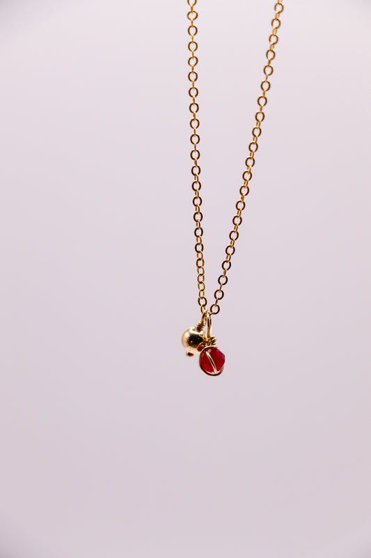 Collier Lou – Rubis