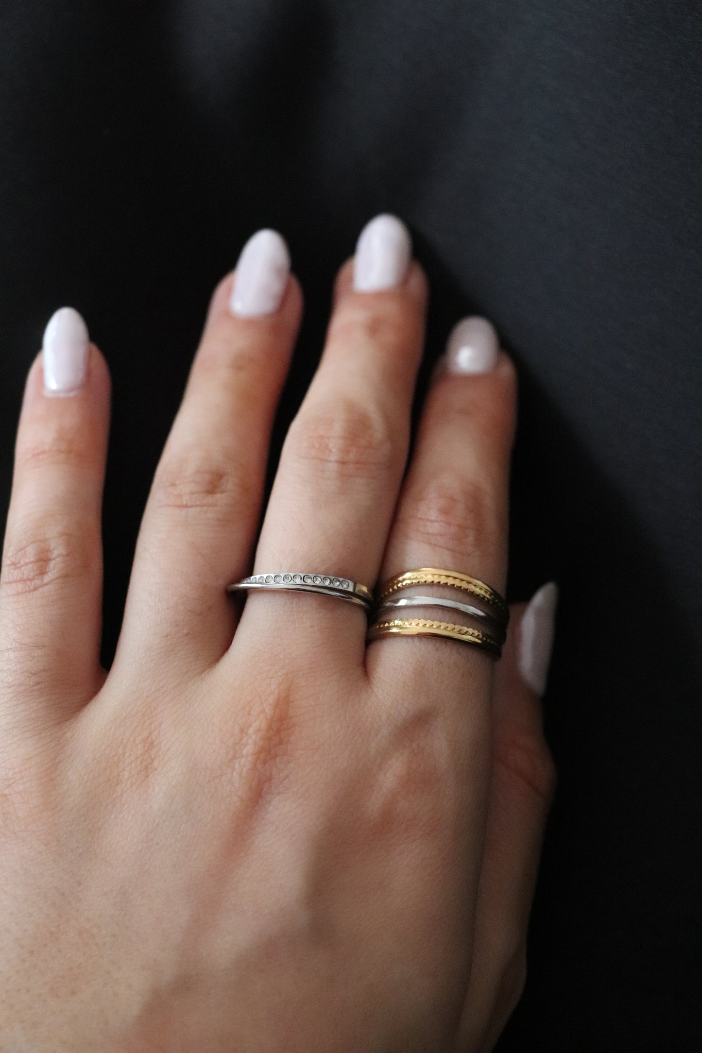Bague Stella - Acier Inoxydable Argent